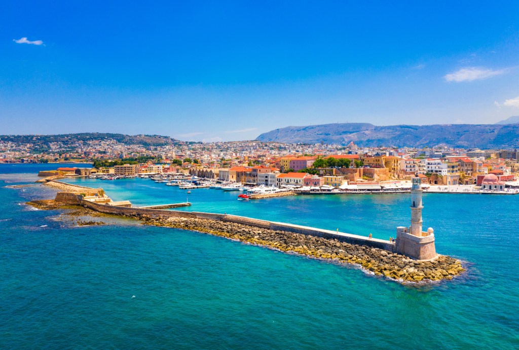 Crete coastal town